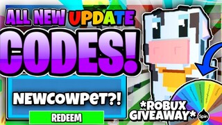 ALL NEW *COW PETS* UPDATE OP CODES! | Roblox Milk Simulator