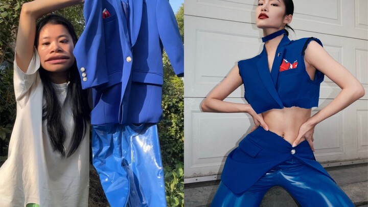 سمعت أنكم تريدون رؤيتي وأنا أرتدي "العروس الزرقاء"؟