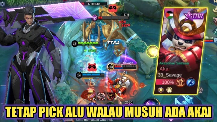TETAP PAKAI ALUCARD WALAU MUSUH ADA AKAI!! HARD GAMEPLAY!!! - MOBILE LEGENDS