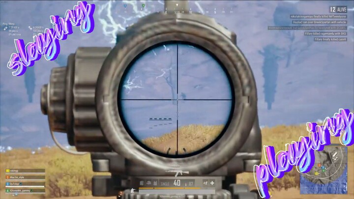 PUBG - M4A1 vs AKM ( 7mm vs 4.1mm