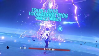 HOW MUCH HP DOES YELAN NEED? | 1HP YELAN & BEIDOU VS RAIDEN SHOGUN