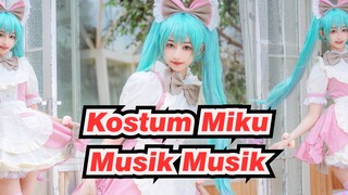 [Kostum Miku] Musik Musik / Aku Merindukanmu, Lagi dan Lagi / Beibei