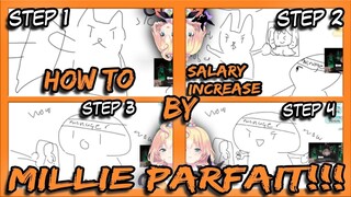 Millie Telling a Fortune of How to Ask for a Salary Increase [Nijisanji EN Vtuber Clip]