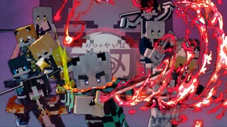 Minecraft Thanh Gươm Diệt Quỷ!! Trận đấu mười người cực đoan!!