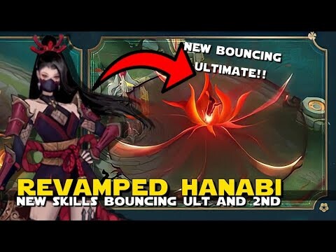 REVAMPED HANABI NEW SKILLS! BOUNCING ULTIMATE AND 2ND SKILL | NEW SKILL DESCRIPTIONS REVEALED!?MLBB