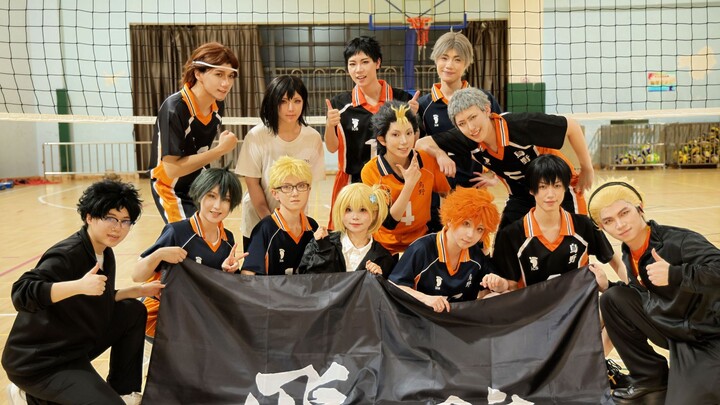 "Haikyuu!!" All members of Karasuno cosplay the plot｜One ball wins the soul! Our youth will never en
