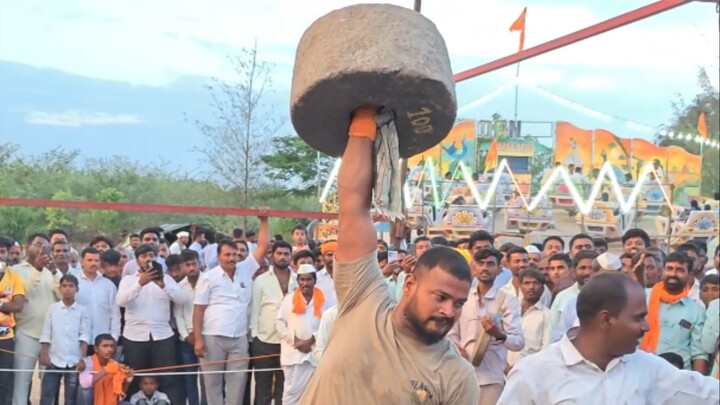 single hand stone lifting