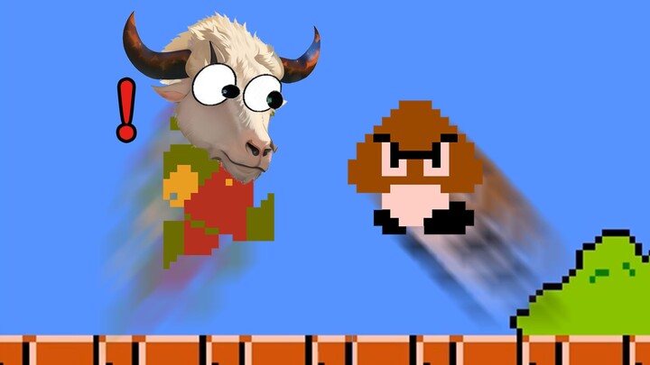 Playing the Mario game I made myself and getting totally tricked… my head is spinning!