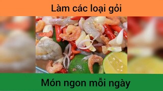 Cách làm các loại gỏi