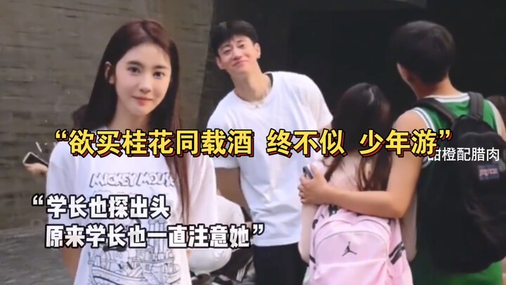 "I want to buy osmanthus flowers and carry wine together, but it is not like the journey of youth"