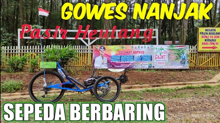 Kuat Nanjak 12km Menggunakan Sepeda Roda 3 ( Recumbent Bike )  Pertama Di Indonesia