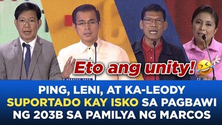 Leni, Lacson, Leody Suportado sa hangad ni Yorme Habulin ang 203B unpaid Taxes ng mga Marcoses