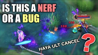 HAYABUSA'S NINJA NERF? OR A BUG?