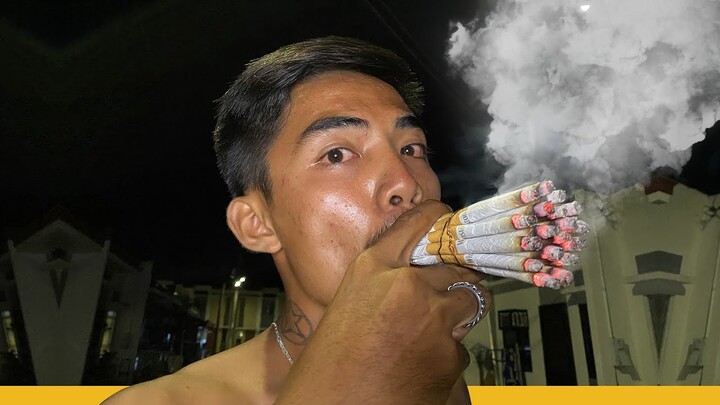 World's Largest Cigarette Smoked by Human?