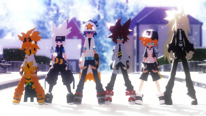 [Aotu World MMD] Catch six unlucky guys to perform this