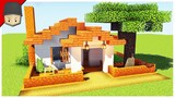 How to Build a Small Simple House in Minecraft (Minecraft House Tutorial)