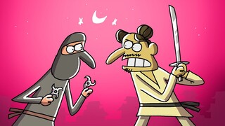 Ninja Fight | Cartoon Box 237 by FRAME ORDER | Hilarious animated shorts