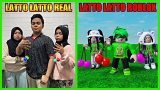 KOCAK! Bang Darlung, Intan & Nabila Belajar Latto-Latto Di Real Life Vs Di Roblox