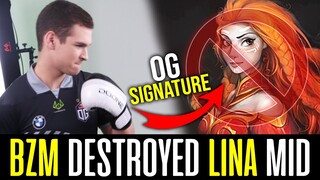 BZM 100% Destroyed LINA Mid using OG's Signature Hero