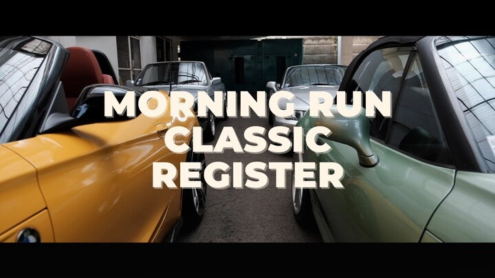 Morning Run Mobil BMW Klasik Langka. Charity dan mengajak Anak Yatim naik BMW Classic.