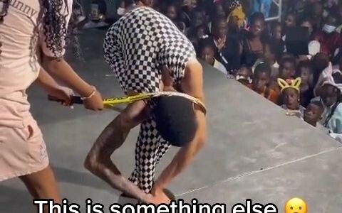 Jamaican Guy Suede J. Barrant Can “Fold” Himself Through a Tennis Racket!