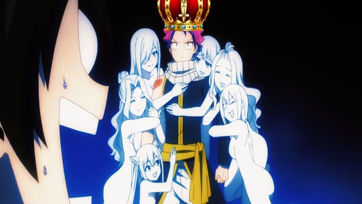 Ternyata keinginan batin Natsu adalah menjadi raja harem.