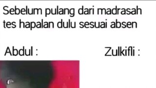 Zulkifli menangis di pojokan