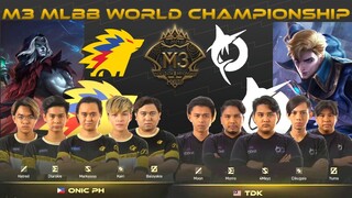 ONIC PH VS TODAK  | Group B | M3 MLBB World Championship 2021