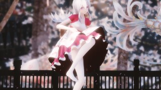 【白丝弱音】Ruyin has just grown up, her hair has reached her waist