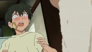 Unexpectedly saw a girl who just came out of the bathroom!
