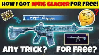 HOW I GOT M416 GLACIER SKIN IN PUBG MOBILE? 🔥ANY TRICKS?🔥 HOW TO GET M416 GLACIER IN PUBG MOBILE?