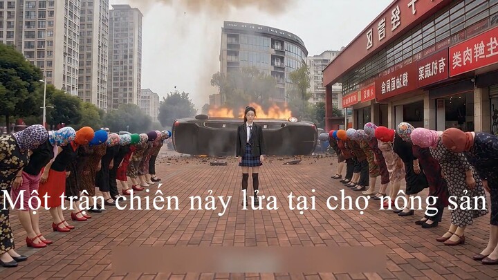 Một trận chiến nảy lửa tại chợ nông sản