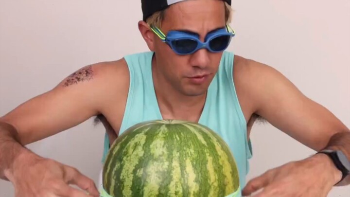 Watermelon Rind Rubber Band Challenge