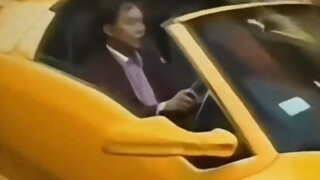 90年代张子强开着用赎金买来的兰博基尼真实影像，实在太嚣张