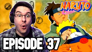 SURVIVING THE CUT!! | Naruto Episode 37 REACTION | Anime Reaction