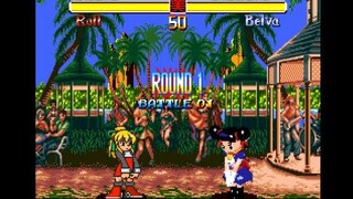 美少女スーパーストリートファイターII: グラマークイーン - Roll vs. Belva
