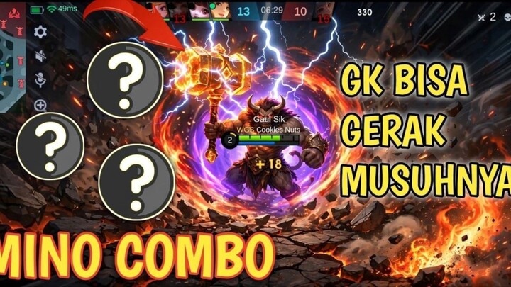 MINO COMBO MUSUH ! GAK BISA GERAK MUSUHNYA !