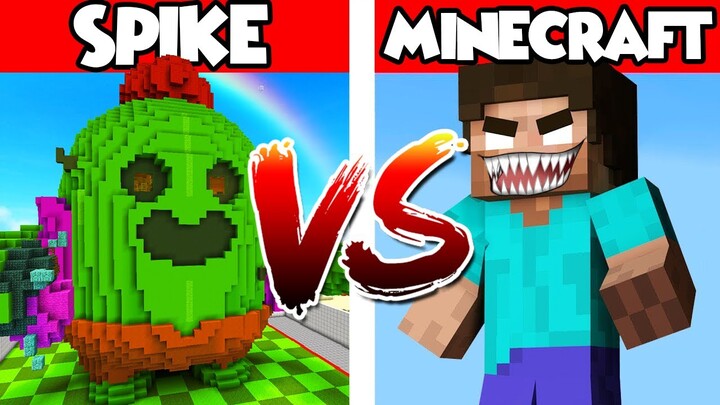 Spike vs Minecraft – PvZ vs Minecraft vs Smash