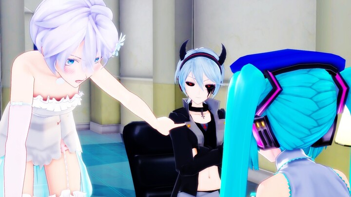 [I don’t have that kind of relationship with her! ! ! 】【VC Happy Daily】【Heiyan Hatsune Miku】【Double 