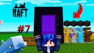 สำรวจปราสาทในนรกแต่ดันเจอกับ..!!     #7  - Minecraft Raft Survival