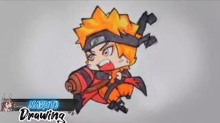 MENGGAMBAR NARUTOO VERSI CHIBII