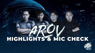 MIC CHECK - EVOS VIP  |  AROV Lockdown Grand Finals! [PUBGM]