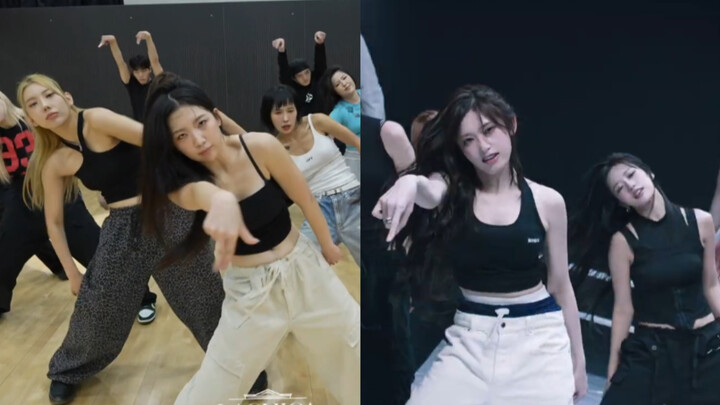 Gần như được áp dụng toàn bộ: So sánh màn hình phiên bản BangBang của biên đạo Lachica