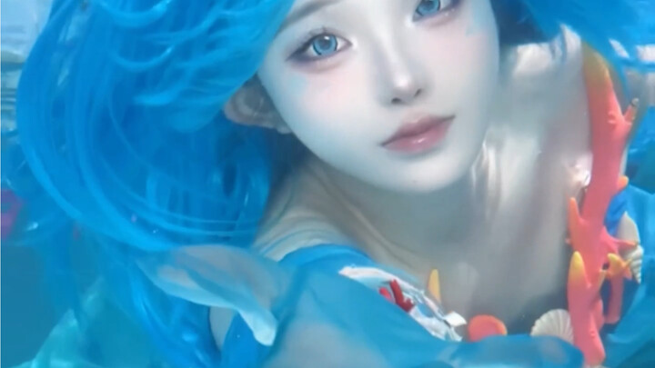 【Yu Mengmeng】Underwater filming of Doria!