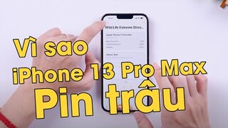 Pin iPhone 13 Pro Max rất trâu, để mình giải thích vì sao nó trâu như thế nhé !!!