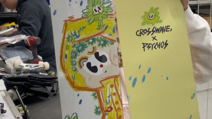 Lionbit’s frazzled look is so adorable!! Psychos X Crosswave collaboration series by artist Ogawa