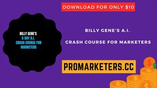 Billy Gene’s A.I. Crash Course For Marketers