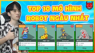 Top 10 Mô Hình Robot ngầu nhất đẹp nhất trong Mini world