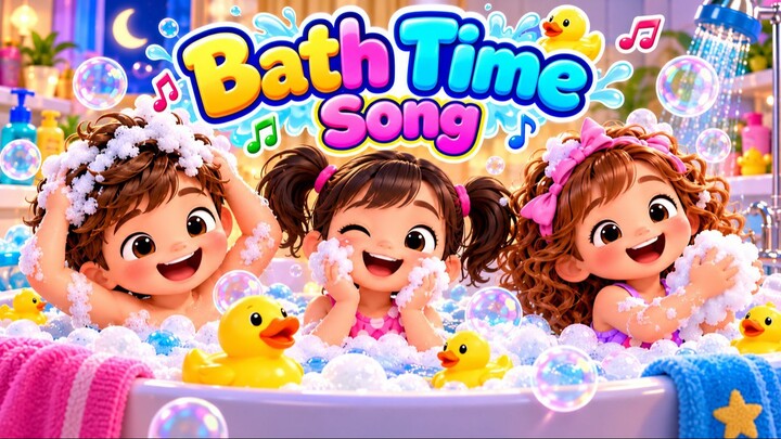 Bath Time Song for Kids | koKokiKi Fun Nursery Rhyme