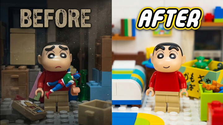 “Tôi muốn có một căn phòng của riêng mình” tự tay làm một tập LEGO Shin‑chan | Animation stop-motion